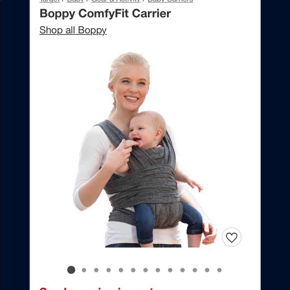 Boppy Comfyfit Carrier
